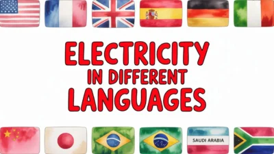 Electricity in Different Languages