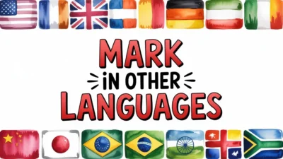 Mark in Other Languages