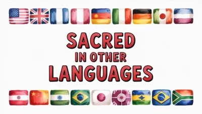 Sacred in Other Languages