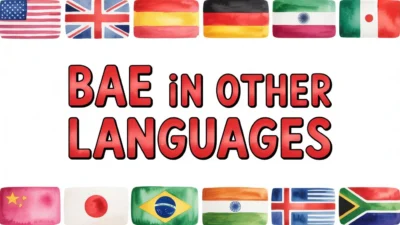 Bae in Other Languages