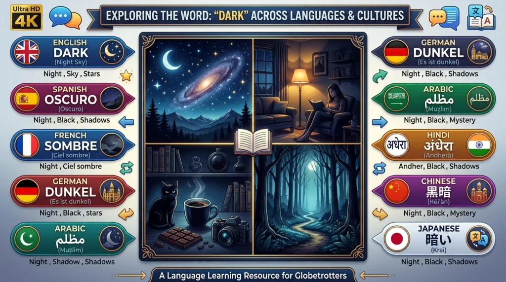 Common Uses of the Word Dark in Different Languages