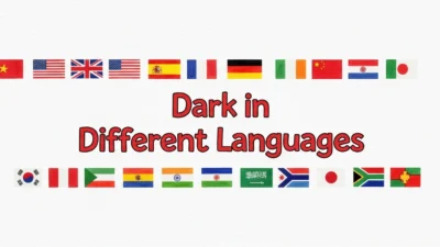 Dark in Different Languages