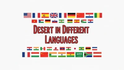 Desert in Different Languages