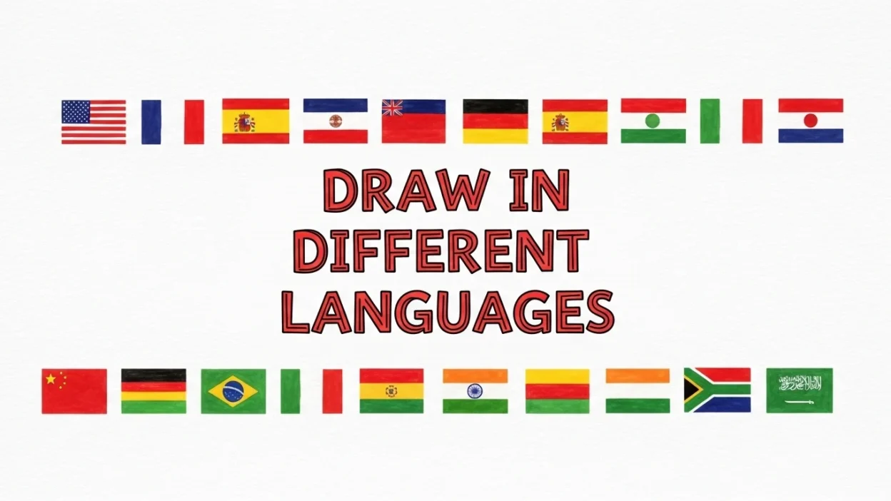 Draw in Different Languages