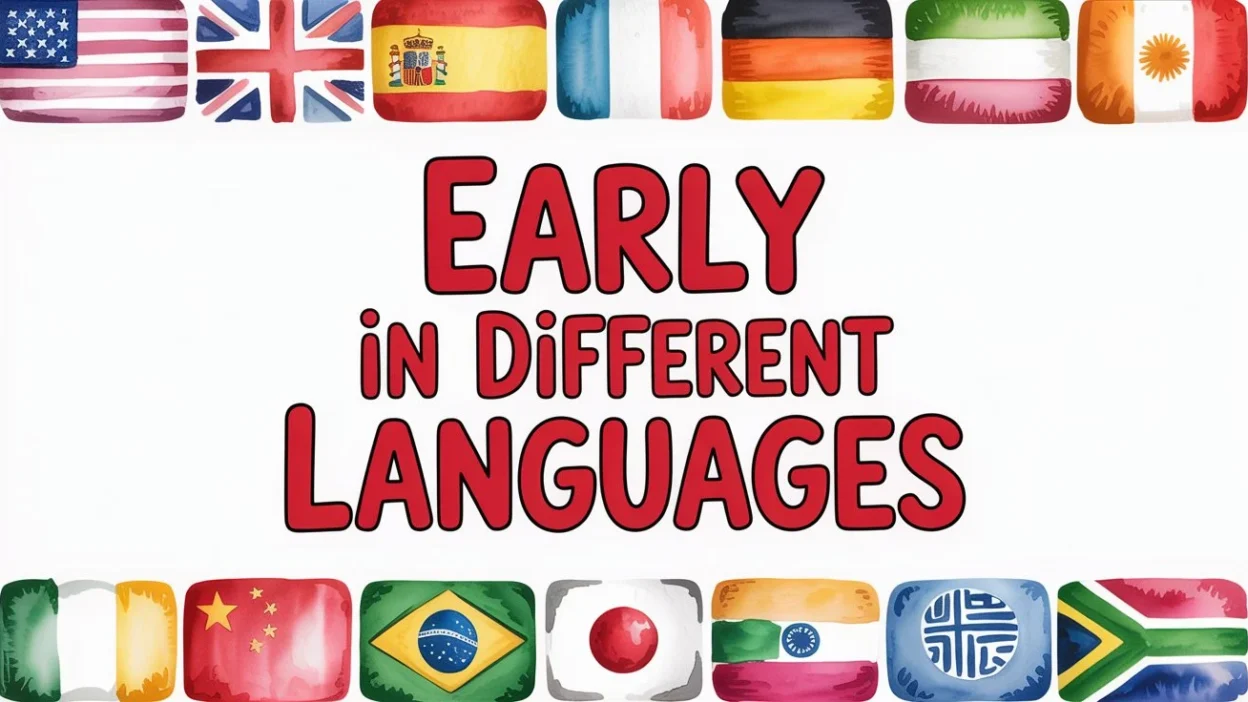 Early in Different Languages