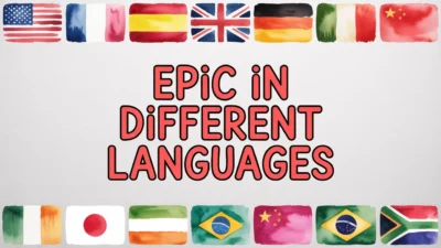 Epic in Different Languages
