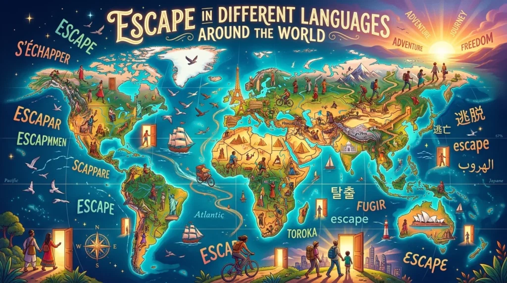 Escape in Different Languages Around the World
