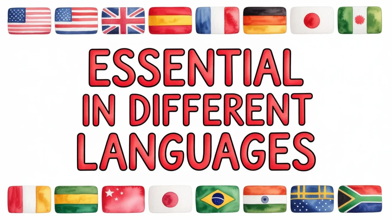 Essential in Different Languages