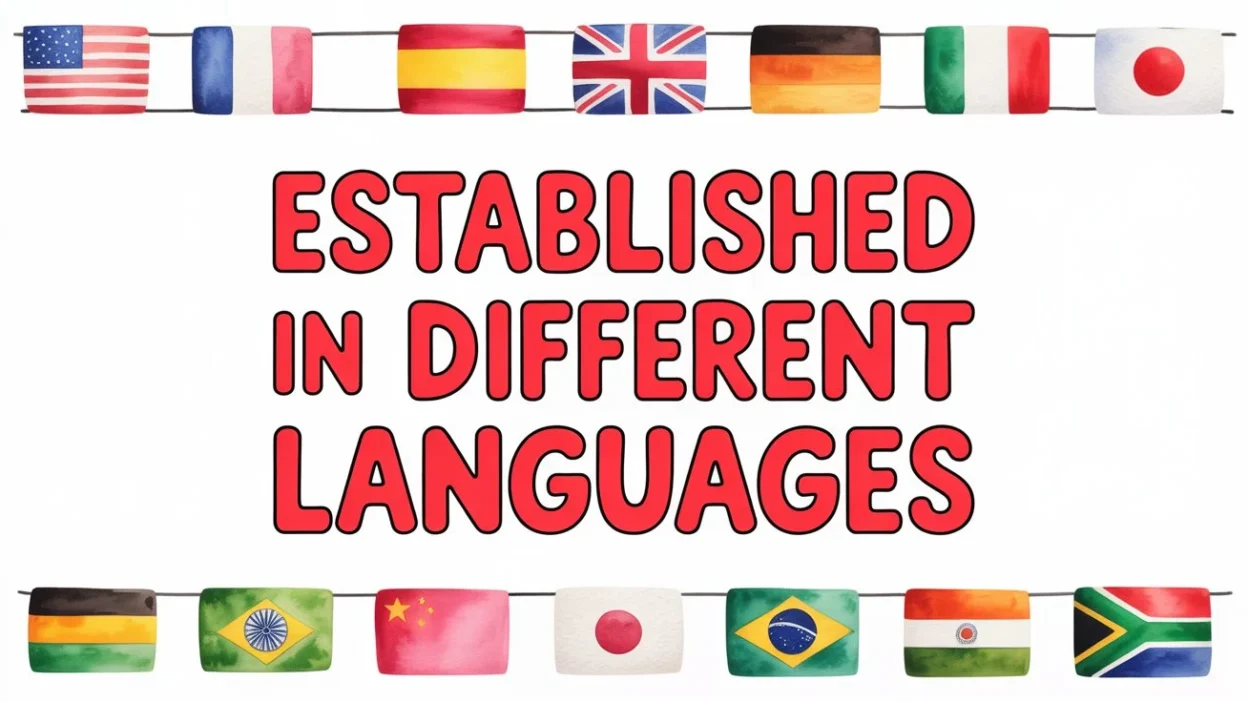 Established in Different Languages