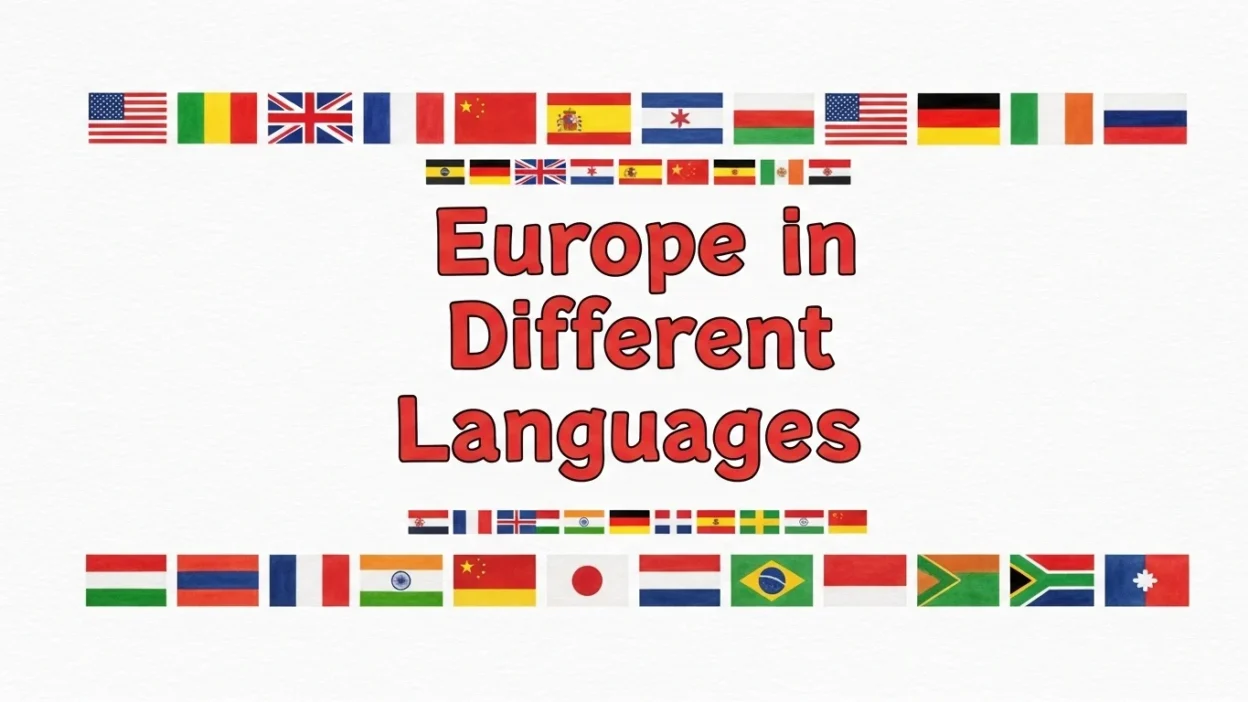 Europe in Different Languages