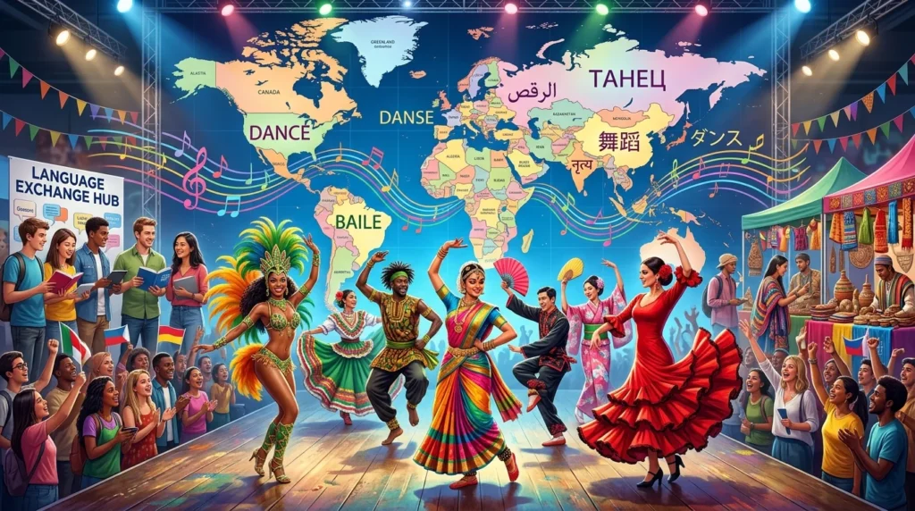 Why People Search for Dance in Different Languages