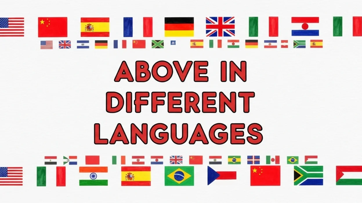 Above in Different Languages