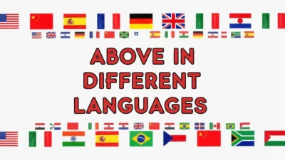 Above in Different Languages