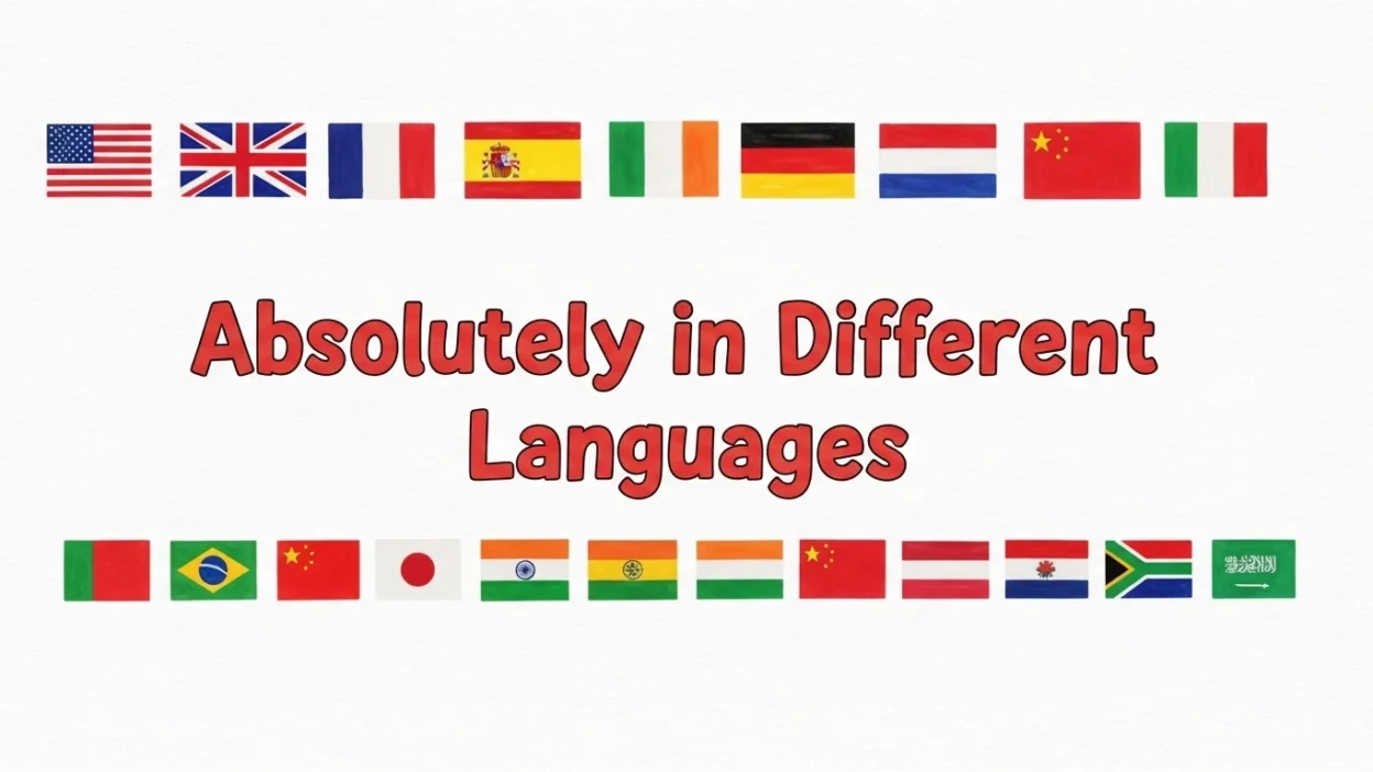 Absolutely in Different Languages