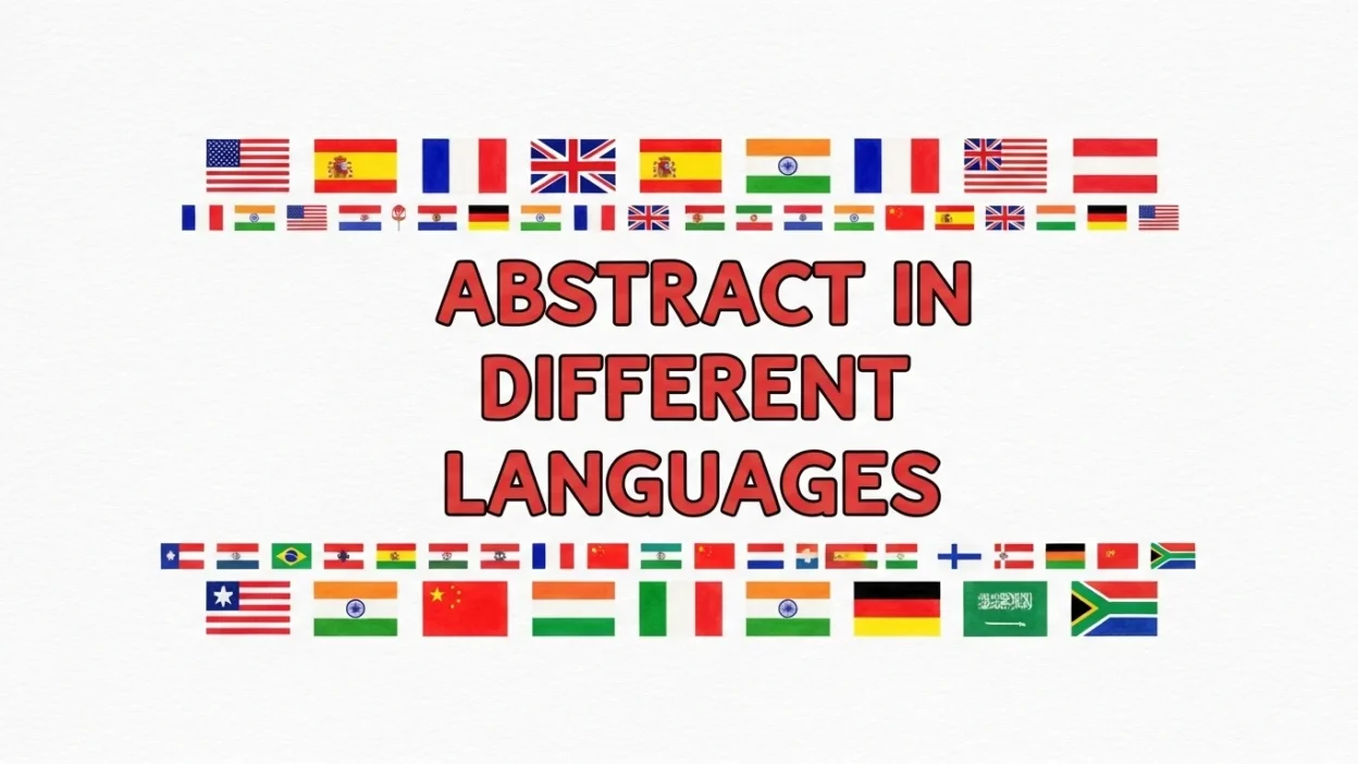 Abstract in Different Languages