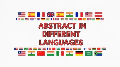Abstract in Different Languages