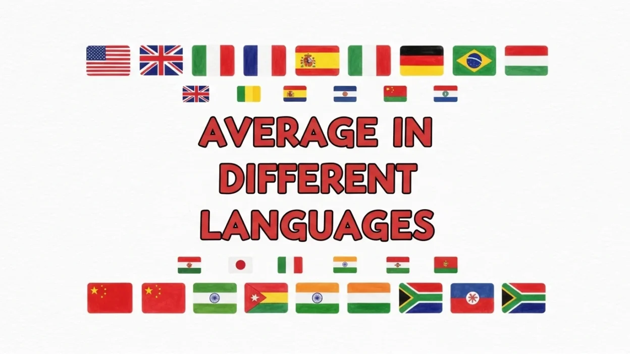 Average in Different Languages