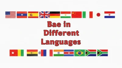 Bae in Different Languages