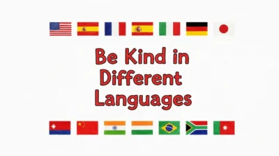 Be Kind in Different Languages