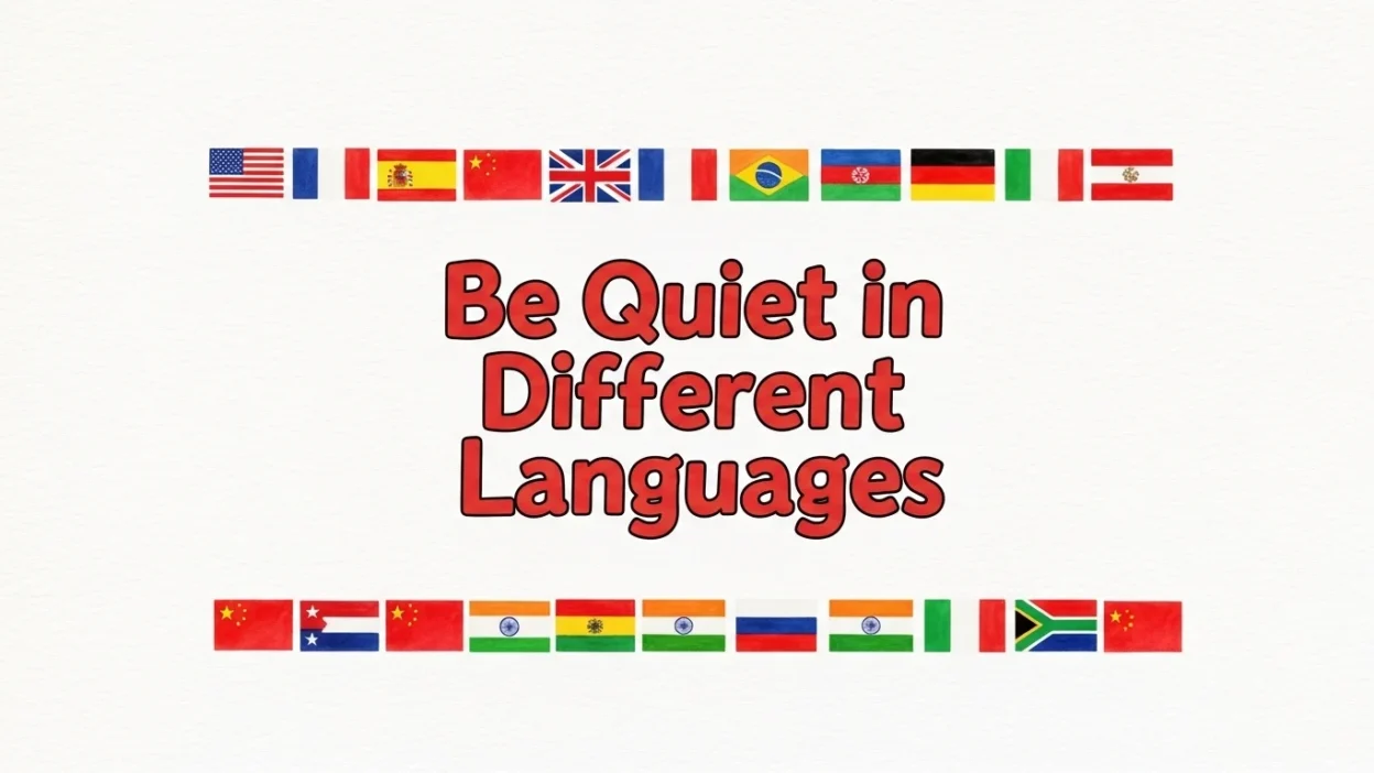 Be Quiet in Different Languages