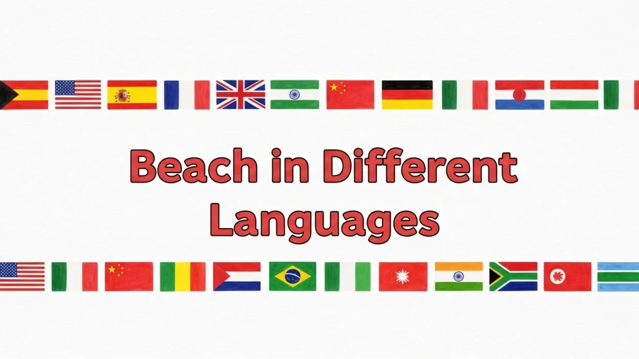 Beach in Different Languages