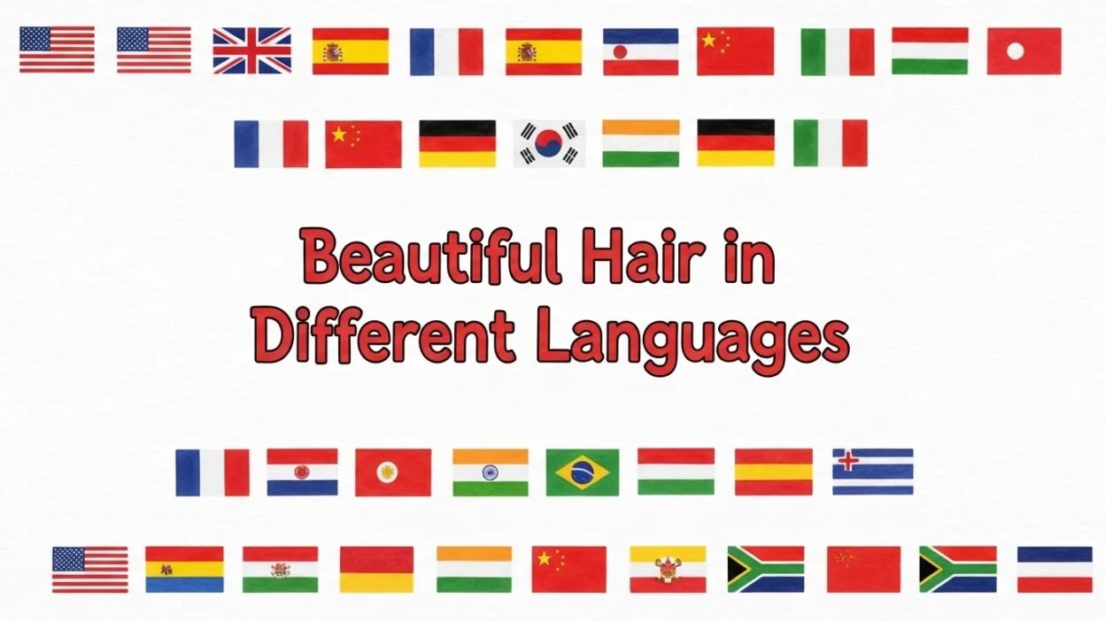 Beautiful Hair in Different Languages