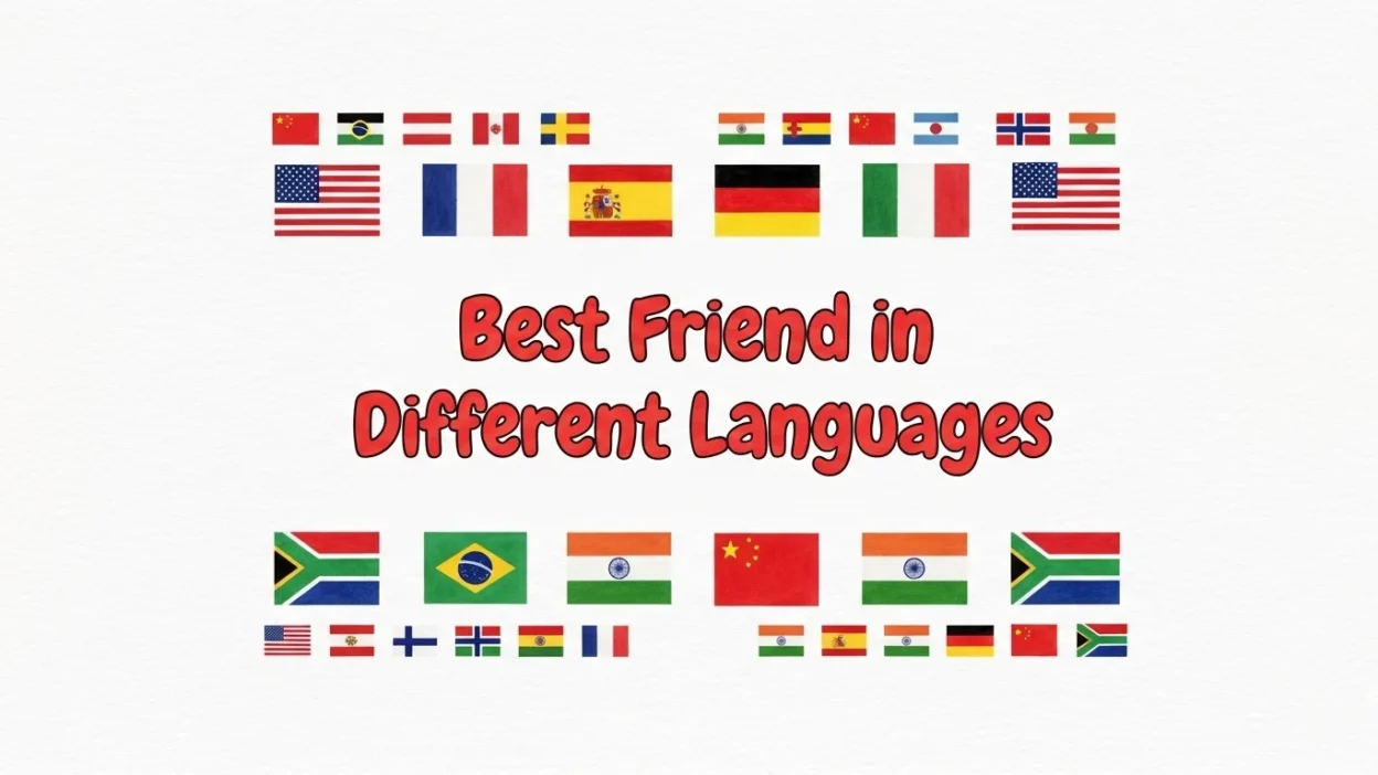Best Friend in Different Languages