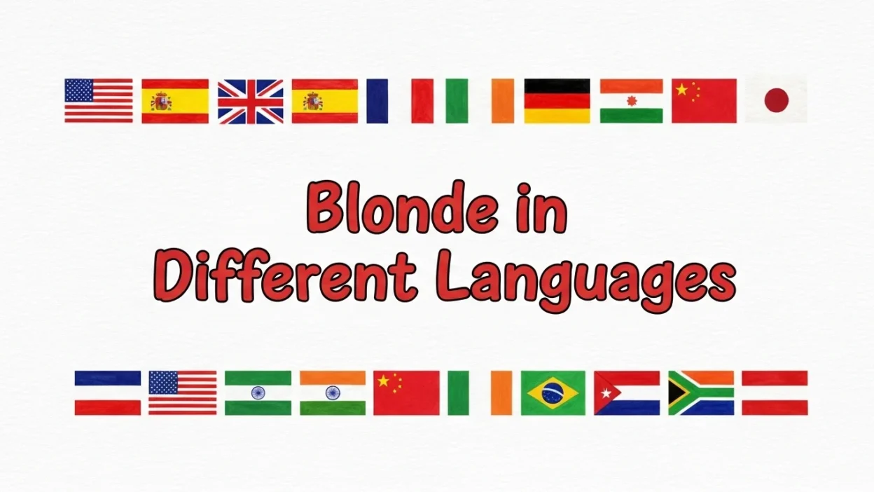 Blonde in Different Languages