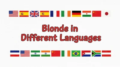 Blonde in Different Languages