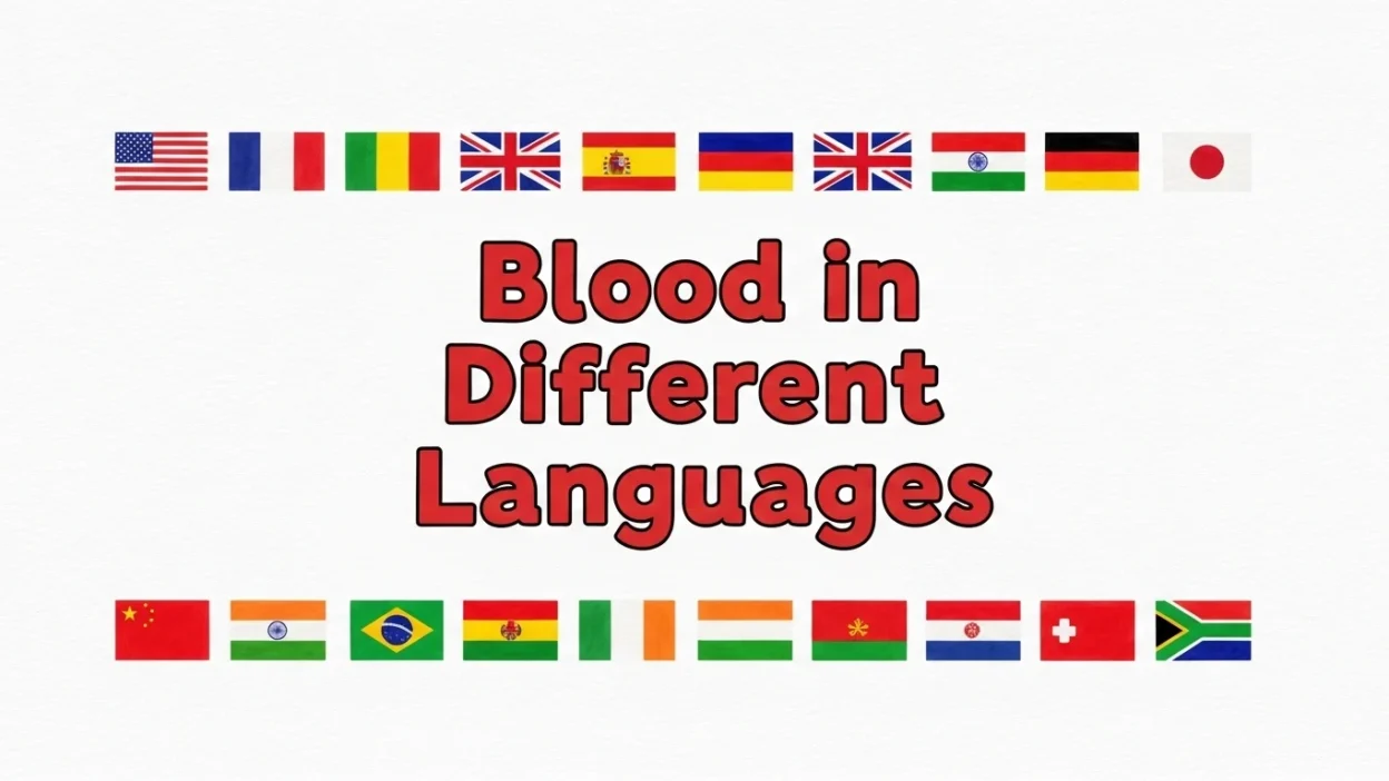 Blood in Different Languages