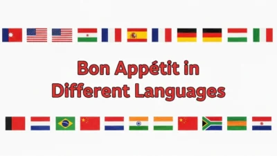 Bon Appetit in Different Languages