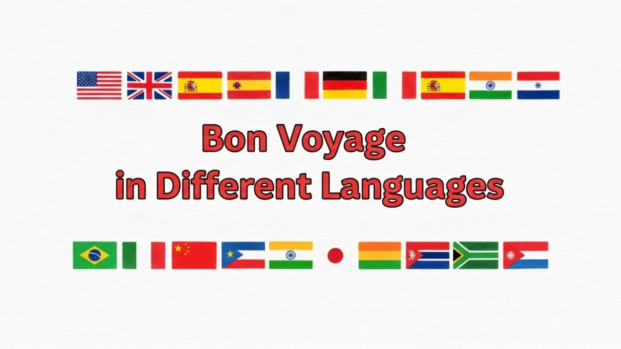 Bon Voyage in Different Languages
