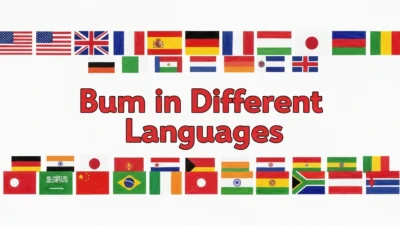 Bum in Different Languages