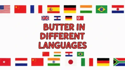 Butter in Different Languages