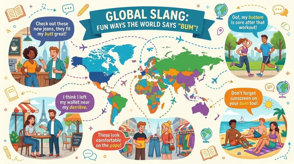 Common Informal Words for Bum Around the World