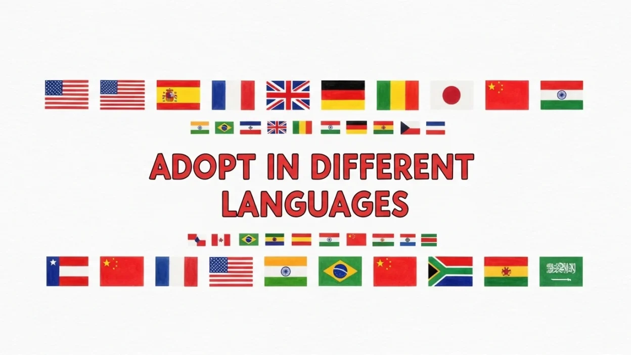 Adopt in Different Languages