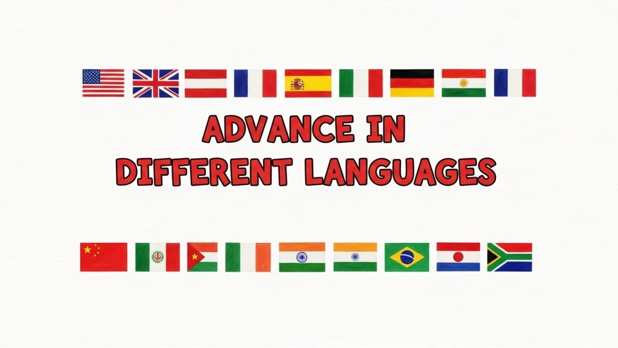 Advance in Different Languages