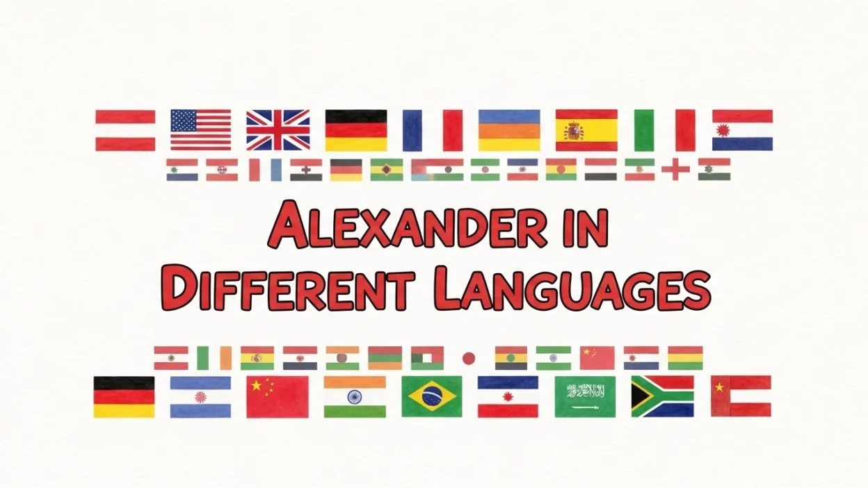 Alexander in Different Languages