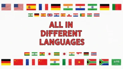 All in Different Languages