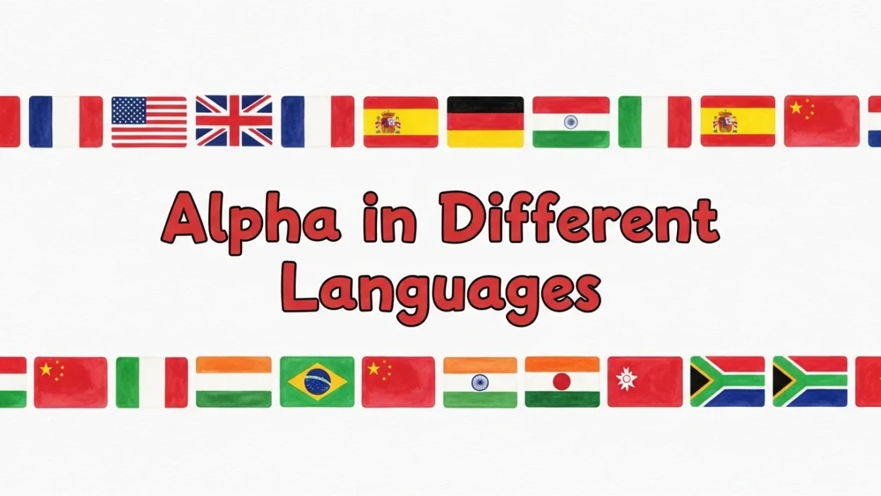 Alpha in Different Languages