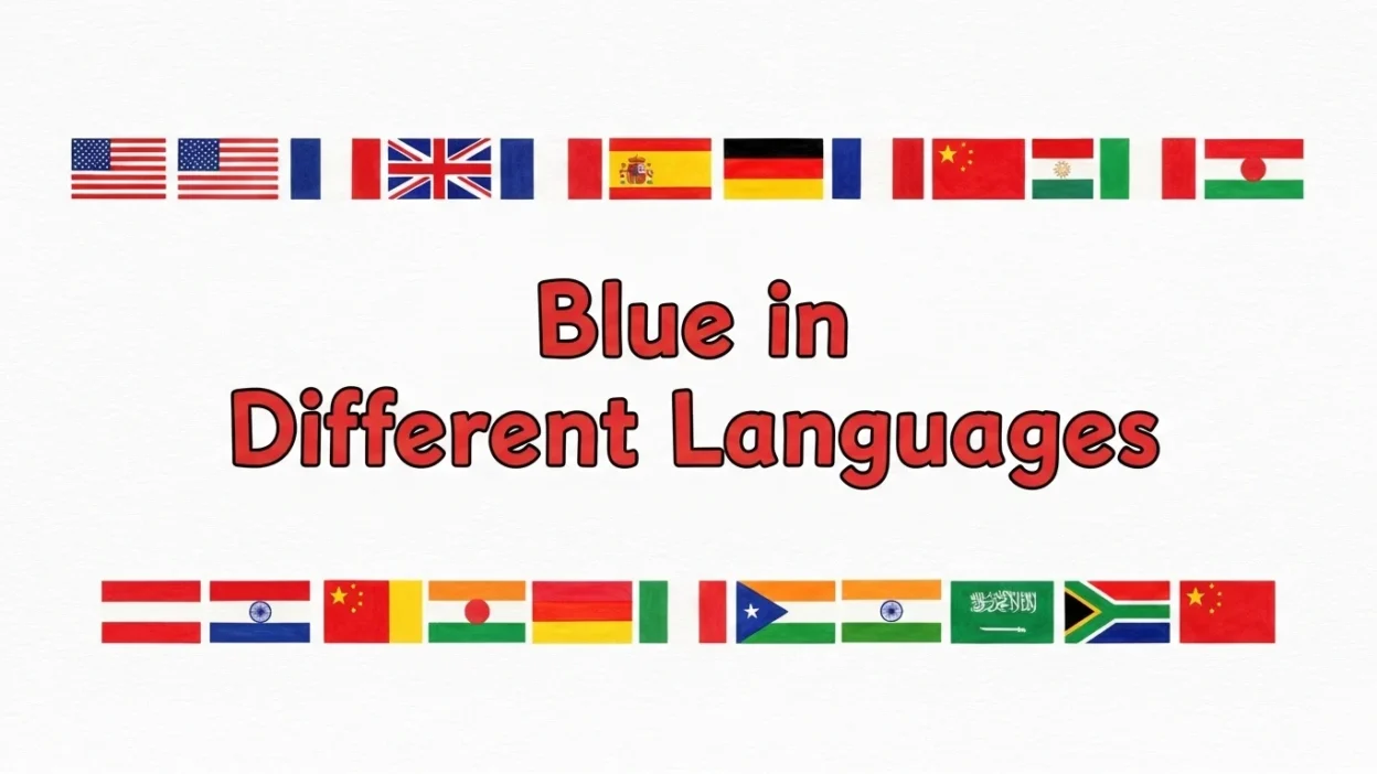 Blue in Different Languages