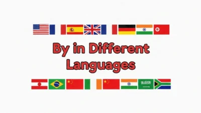 By in Different Languages