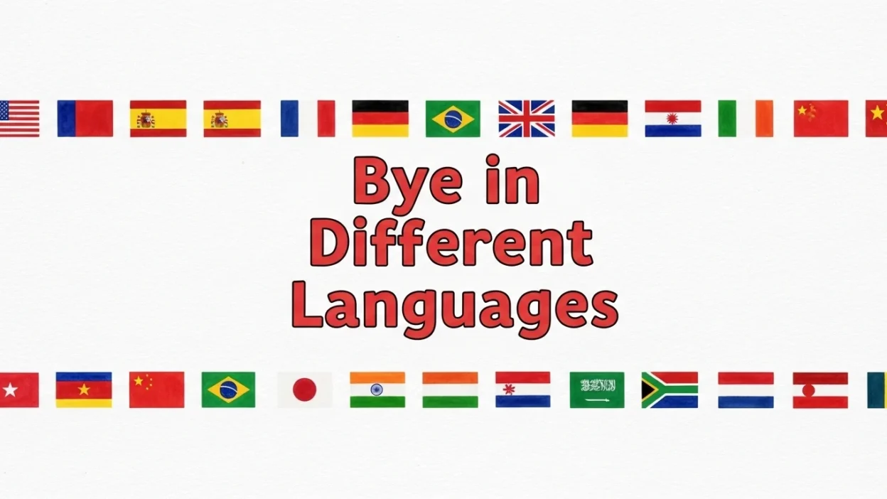 Bye in Different Languages
