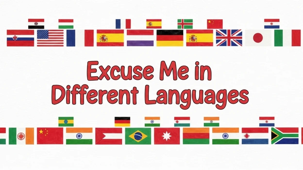 Excuse Me in Different Languages