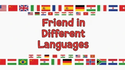 Friend in Different Languages