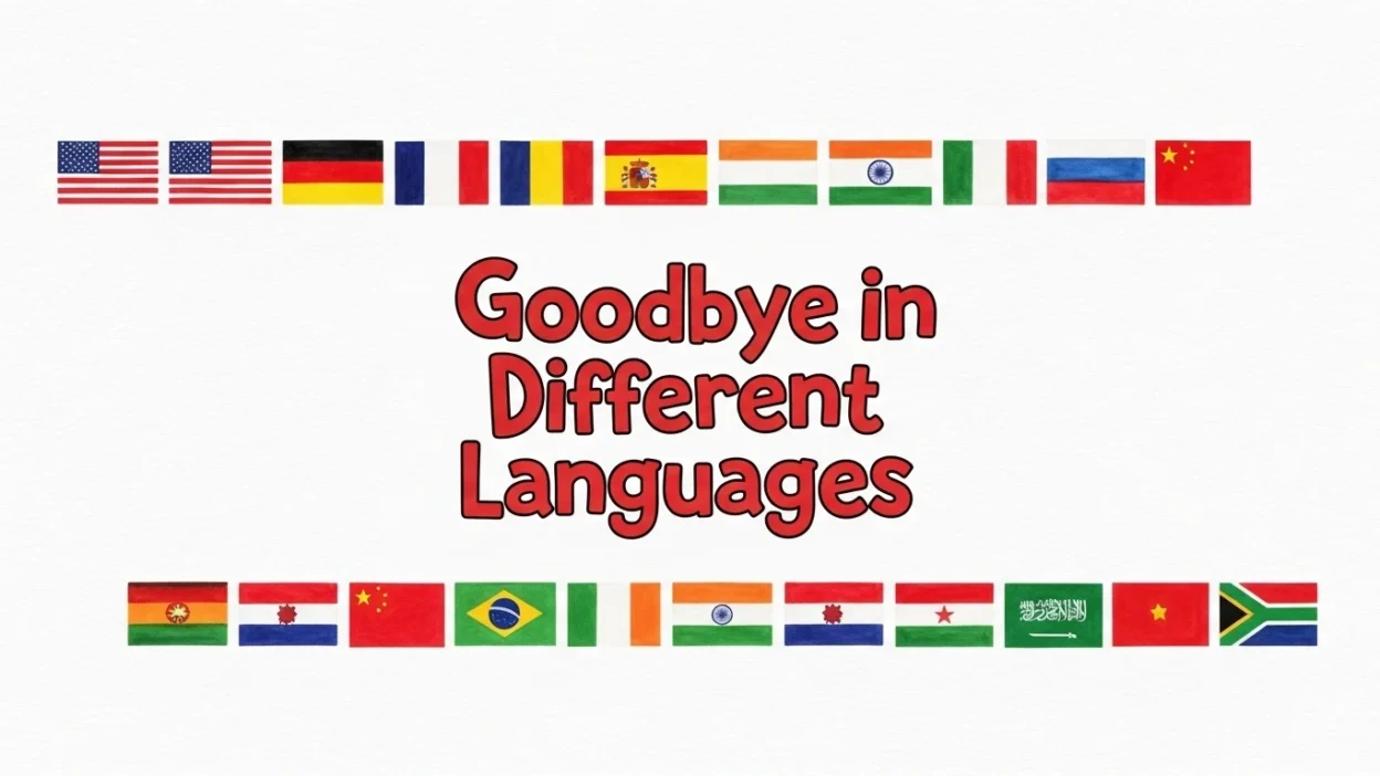 Goodbye in Different Languages