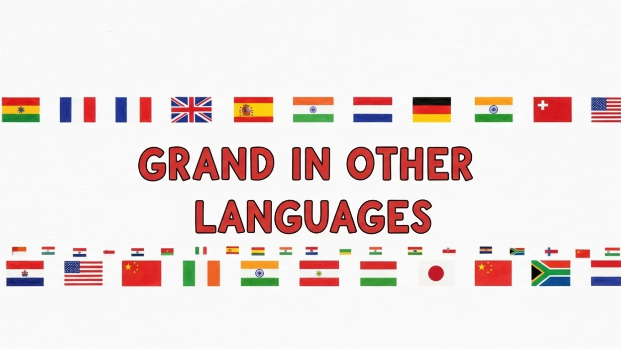 Grand in Other Languages