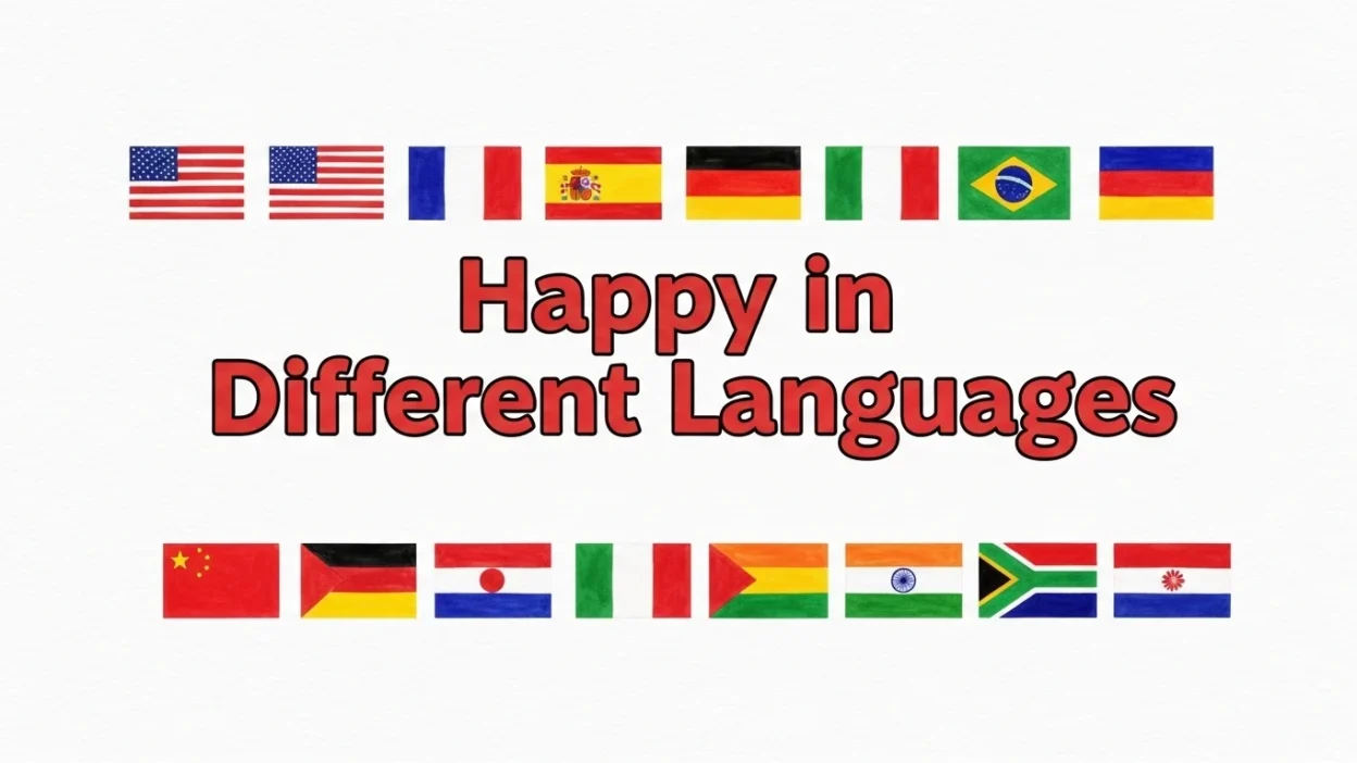 Happy in Different Languages