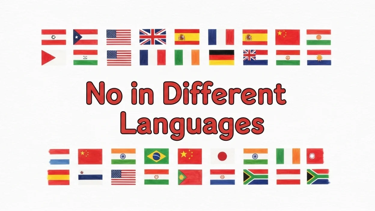 No in Different Languages