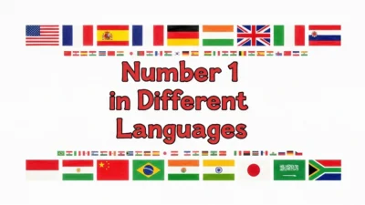 Number 1 in Different Languages